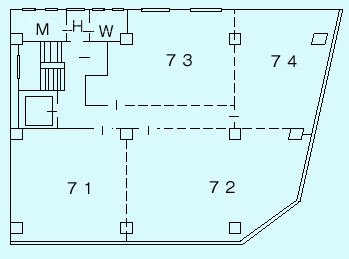 井門銀座一丁目ビル72 間取り図