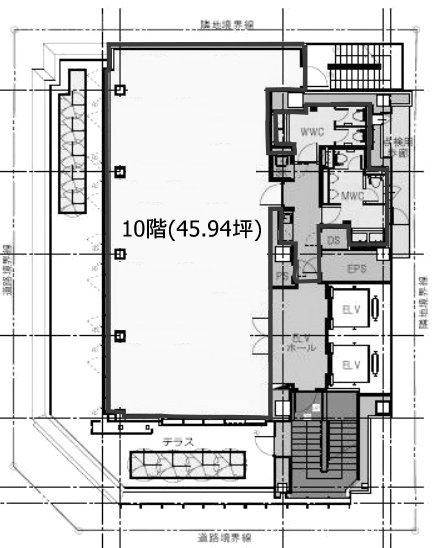 COMS虎ノ門ビル10F 間取り図