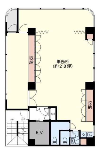 白井ビル5F 間取り図