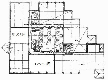 新宿エルタワー6F 間取り図