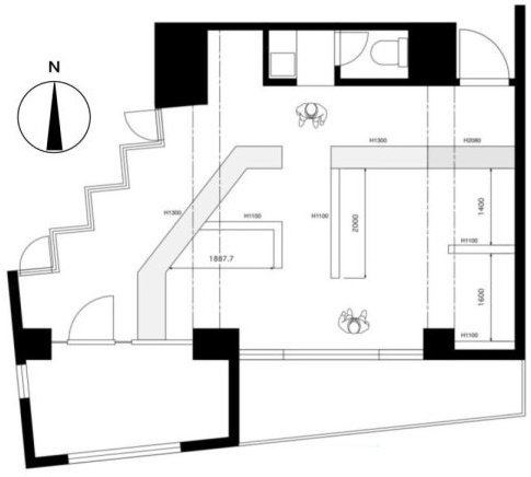 M2ビル202 間取り図