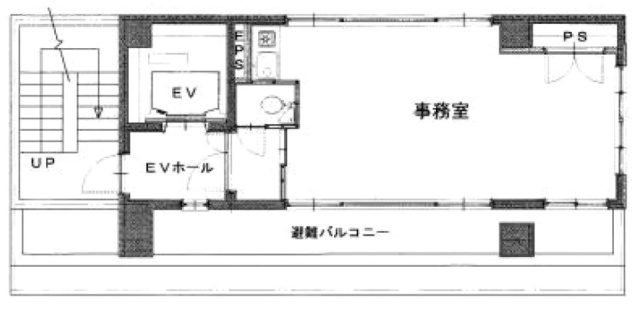 九段北TLビル7F 間取り図