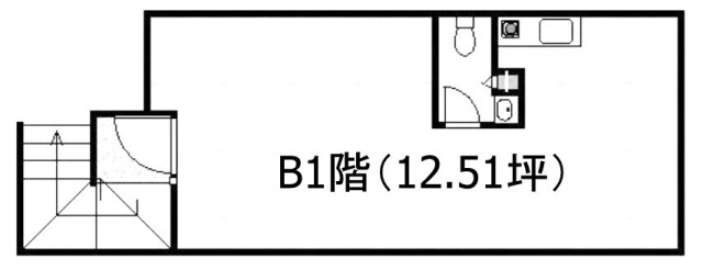 御殿山ヴィレッジB1F 間取り図