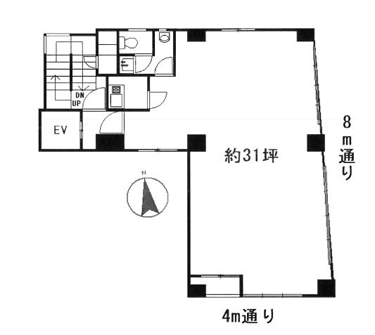 五宝堂ビル3F 間取り図