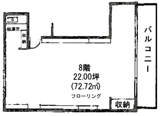 秋葉原井上ビル801 間取り図