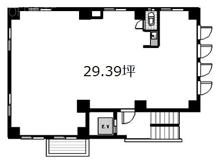 ダイワビル2F 間取り図