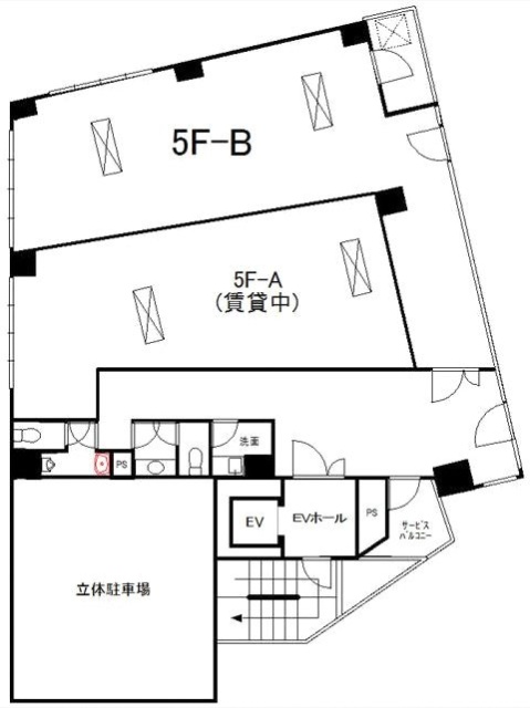 木島ビルB 間取り図