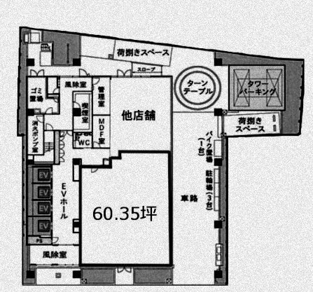 NS虎ノ門ビル1F 間取り図