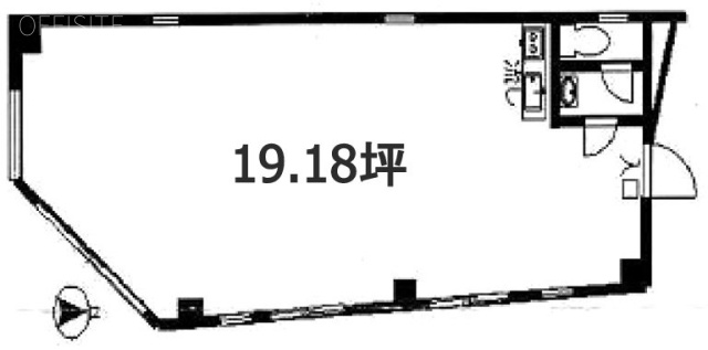 笹山ビル2F 間取り図