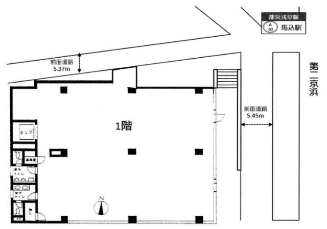 SAISEI馬込駅前ビル1F 間取り図