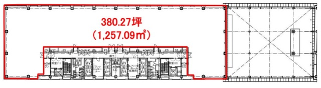 深川ギャザリア(タワーS棟)6F 間取り図