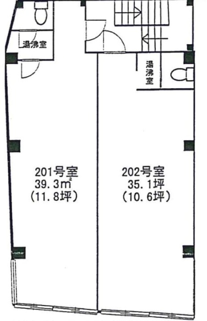 さかいや東町ビル201 間取り図