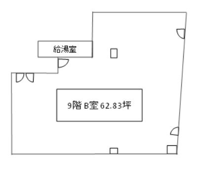 麹町中田ビルB 間取り図