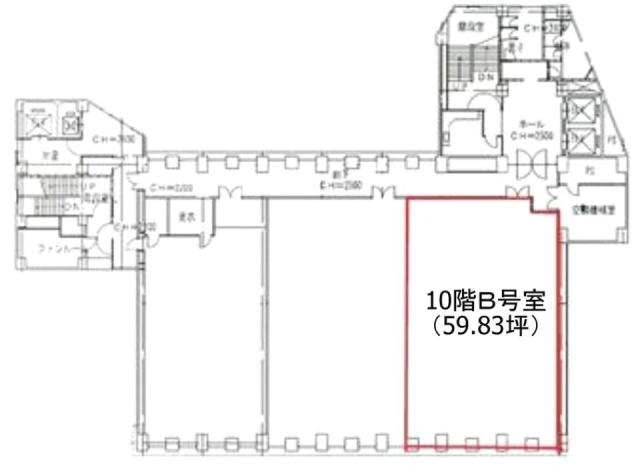 東京信用金庫本店ビルB 間取り図