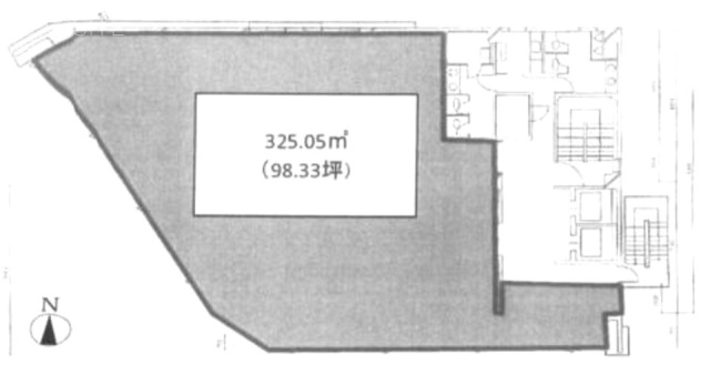 シンテイ千葉ビル2F 間取り図