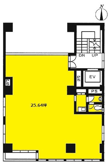 山田一力ビル2F 間取り図