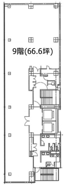 磯村ビル9F 間取り図