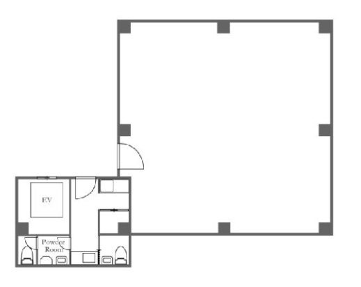 西新橋HSビル1F 間取り図