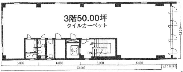 KEN BUILDING3F 間取り図
