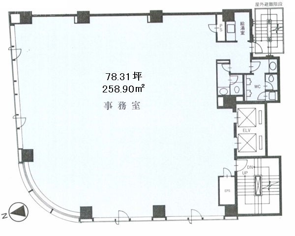 内神田OSビル3F 間取り図