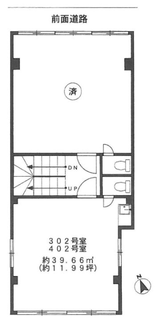 神田司町ビル402 間取り図