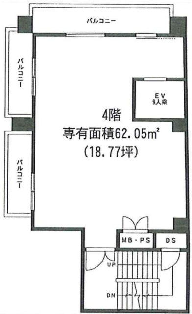 アイシン貿易ビル4F 間取り図