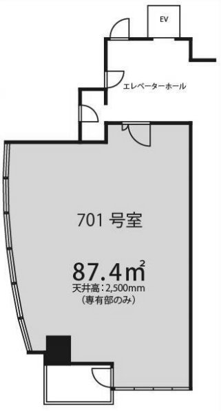 パインフィールドビル701 間取り図