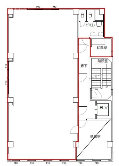 旺巧ビル3F 間取り図