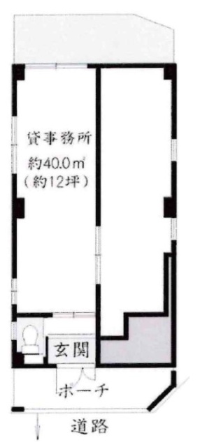 シミズビル1F 間取り図