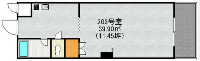 エスペロビル202 間取り図