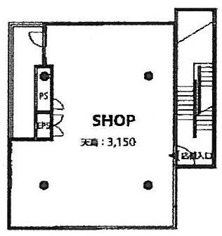 SS表参道PART-2ビル2F 間取り図