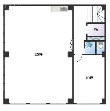 中村ビル5F 間取り図