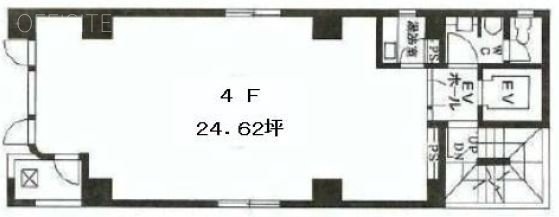 第二大藪ビル4F 間取り図