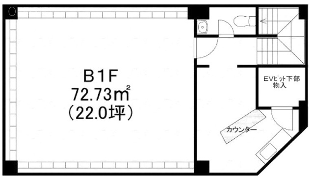 第2春谷ビルB1F 間取り図