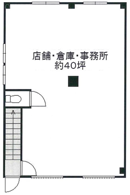 久米ビル1F 間取り図