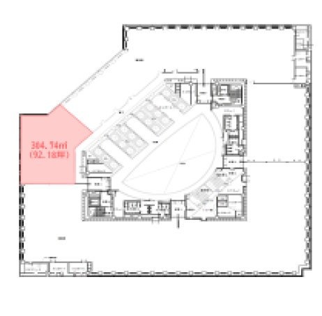 アーバンネット大手町ビル13F 間取り図