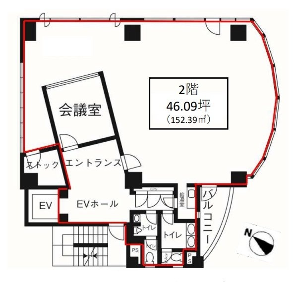 リードシー大塚ビル2F 間取り図