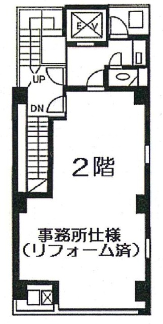 小張ビル2F 間取り図