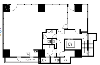 KURAMACHIビル3F 間取り図