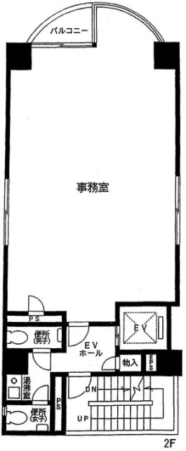 広尾AKビル2F 間取り図