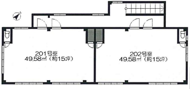 梶ヶ谷グリーンビル2F 間取り図