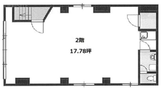 小西ビル2F 間取り図