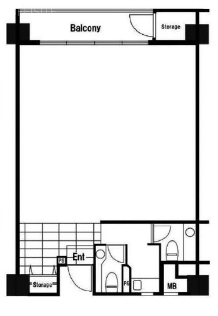 IL CENTRO恵比寿302 間取り図