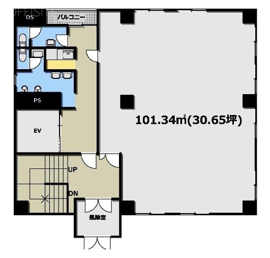 大田丸ヱ農産ビル2F 間取り図