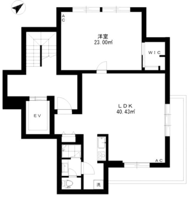 リアン南青山302 間取り図