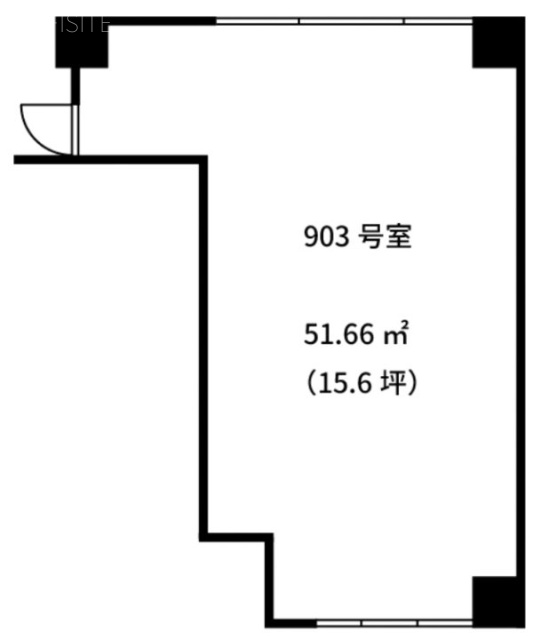 タウンウエストビル903 間取り図