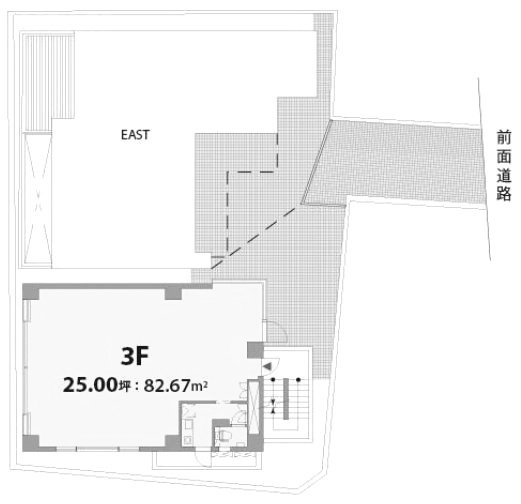 KープレイスWEST3F 間取り図