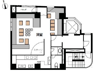 MSビルⅡ6F 間取り図