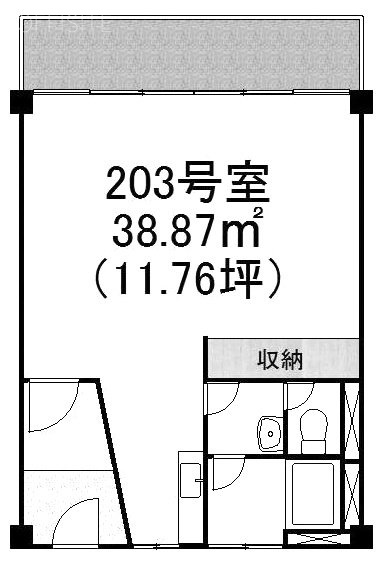 原宿アパートメンツビル203 間取り図
