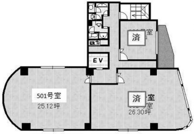 宮城ビル501 間取り図